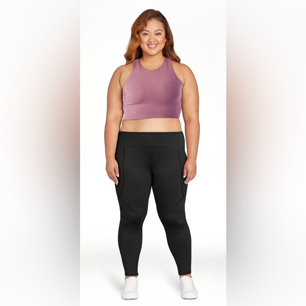 AVIA women’s low support trainer crop sports bras; size: L. You get 2 of them.